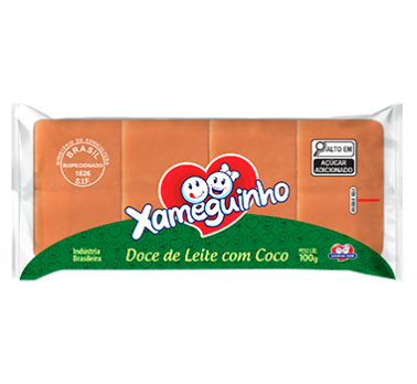 Doce de Leite com Coco em Tabletes 100g