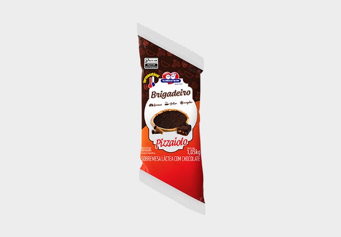 Brigadeiro Pizzaiolo Forneável Xamego Bom bisnaga 1,05kg