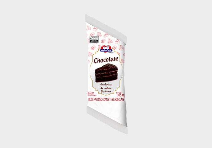 Doce Pastoso com Leite e chocolate bisnaga 1,05kg