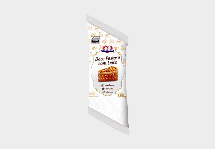 Doce pastoso com leite Xamego Bom bisnaga 1,05kg